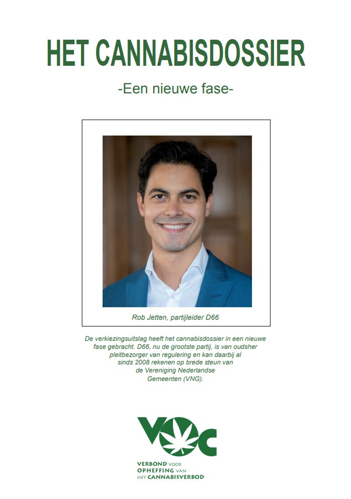 Nieuwe <a href="/vocnederland/">VOC Nederland</a> brochure:
Het cannabisdossier: een nieuwe fase
1 VNG pal achter regulering
2 Internationaal perspectief van 🇩🇪tot🇨🇭
3 Een halve eeuw paradoxaal cannabisbeleid
4 Medicinale cannabis: 11 aanbevelingen
5 Contouren van een cannabiswet
PDF: voc-nederland.org/wp-content/upl…