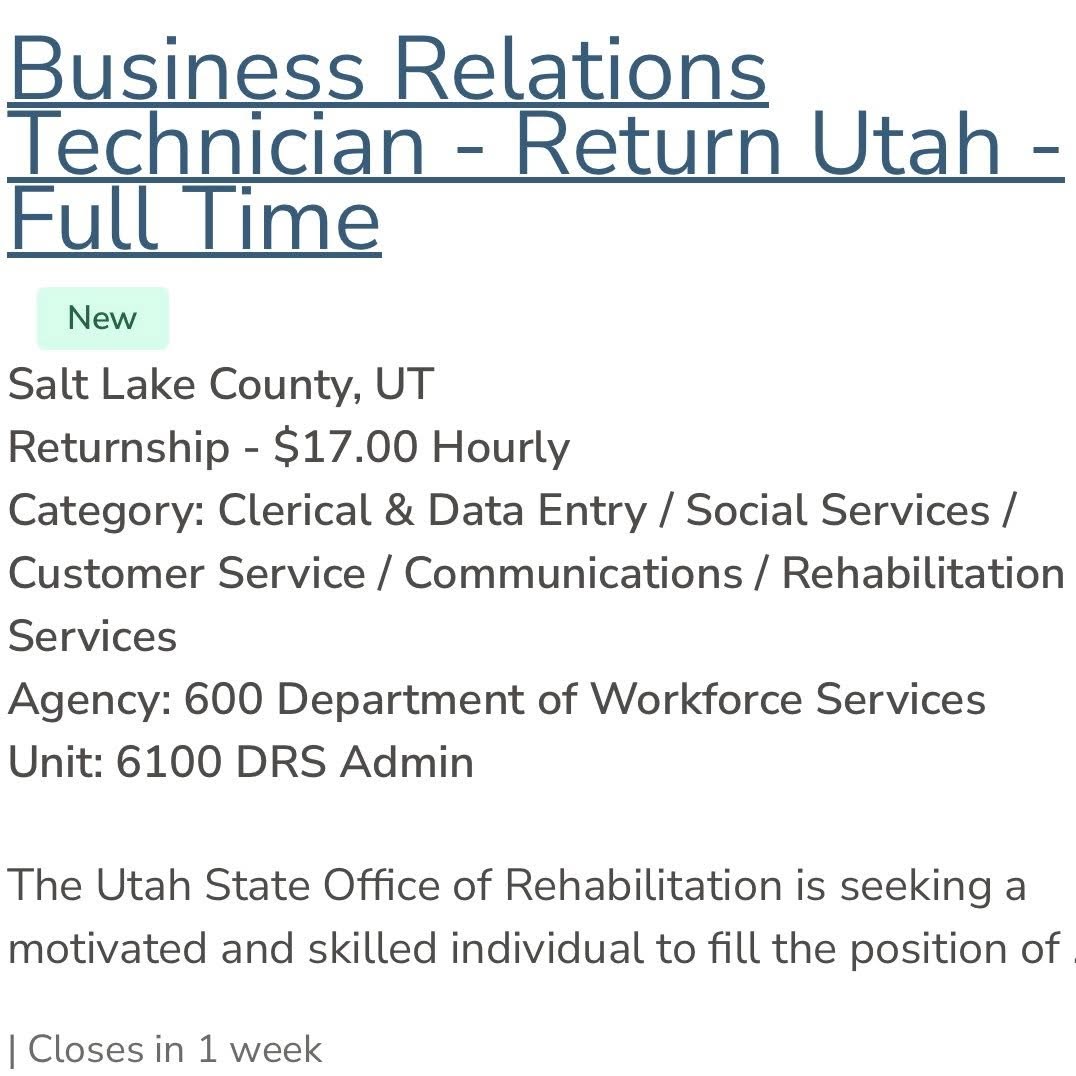 Utah Department of Government Operations tweet media