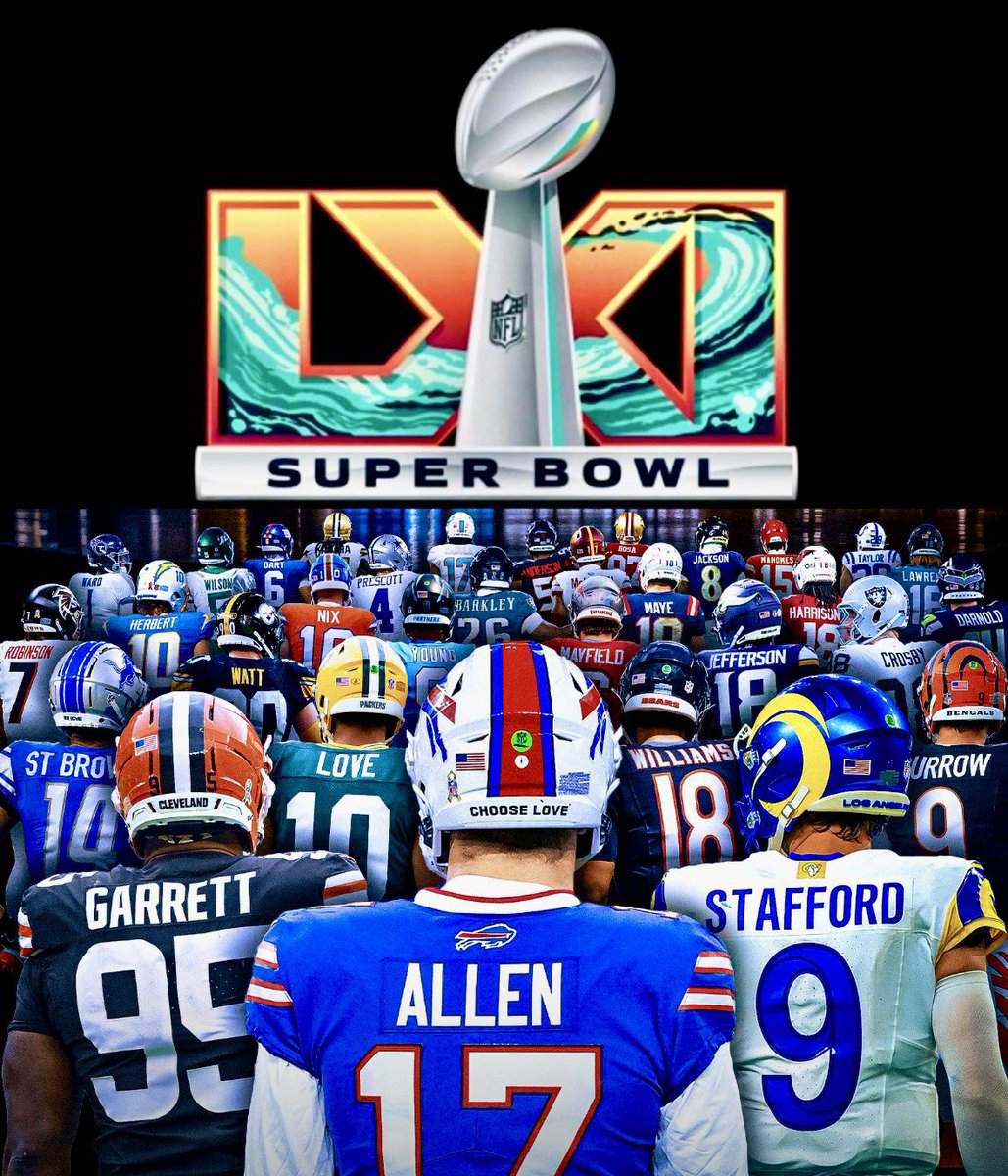 ¡¡EL LOGOTIPO OFICIAL PARA EL SUPER BOWL LXI EN LOS ANGELES!! ¿¡CUÁL ES SU PRONOSTICO TEMPRANO!?🔥🤩🙌🏽 

#NFL | #SuperBowl