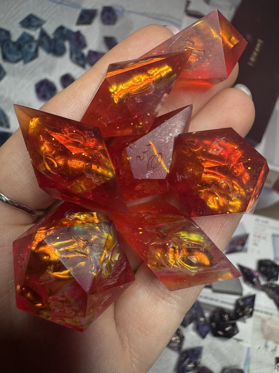 Stop Adventurer! What color should I ink this set? Im clueless, gold is too light and black is too black😂 The dice drop is near and Im stuck haha 🔥Drop: Feb 15, 3 pm CT🔥