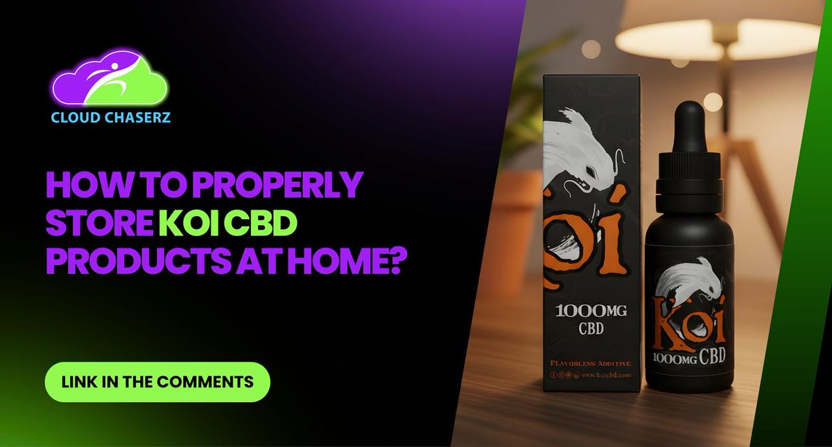 cloudchaserzowa's tweet image. Want your Koi CBD products to stay fresh &amp;amp; potent? 🛡️
Check out our quick home storage tips from Cloud Chaserz Smoke Shop Owasso 
📍near Mohawk Manor |🚦E 76th St. N &amp;amp; N 97th E Ave.
📖 Read the full blog now: cloudchaserzworld.com/n-owasso-oklah…

#CBD #MohawkManor #VapeTips