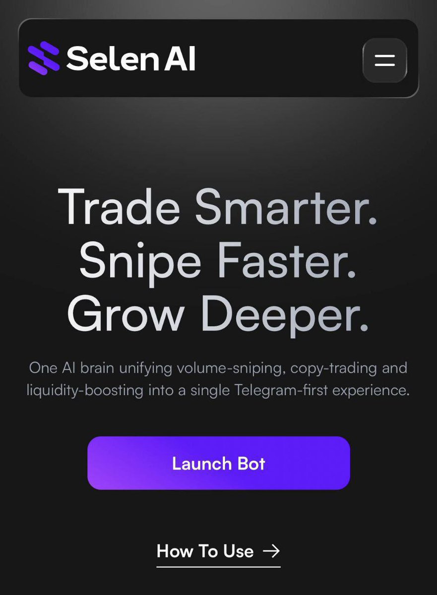 ChainbaseNews's tweet photo. Trade Smarter. Snipe Faster. Grow Deeper.
One AI brain unifying volume-sniping, copy-trading and liquidity-boosting into a single Telegram-first experience

Website :
https://t.co/2W1sK4A1Al https://t.co/D3XjmjliOj
