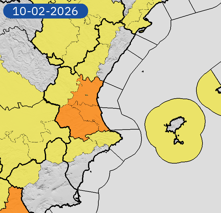 09/02 18:24 AVISOS HOY Y MAÑANA | Comunitat Valenciana: vientos. Nivel máximo de aviso: naranja.
Actualizaciones en aemet.es/es/eltiempo/pr…