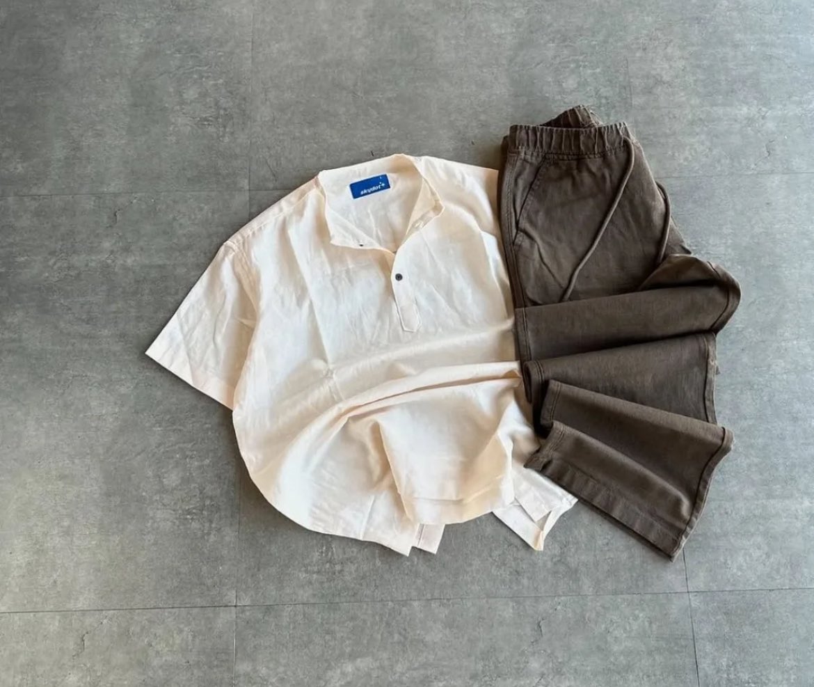 Techzone001's tweet image. Old money steeze, Half buttoned linen short sleeve two piece..

Available in all sizes and color combo 🛍️🛒

🏷️ 46,500