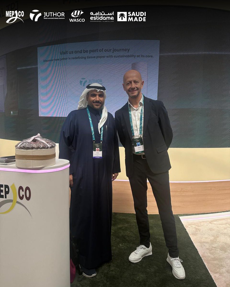 _mepco_'s tweet image. مقتطفات من مشاركة شركة الشرق الأوسط لصناعة وإنتاج الورق (مبكو) في اليوم الأول من منتدى صندوق الاستثمارات العامة والقطاع الخاص. 

#MEPCO #PaperIndustry #Sustainability #Innovation