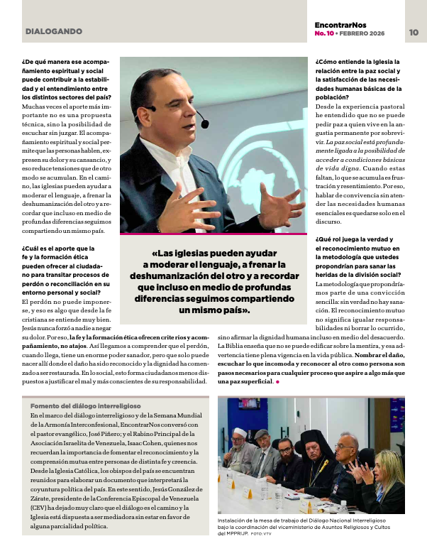 Pastor José Piñero: "no se puede pedir paz a quien vive en la angustia permanente por sobrevivir. La paz social está profundamente ligada a la posibilidad de acceder a condiciones básicas de vida digna". Más en #EncontrarNos👉drive.google.com/file/d/1Dc4vQX…