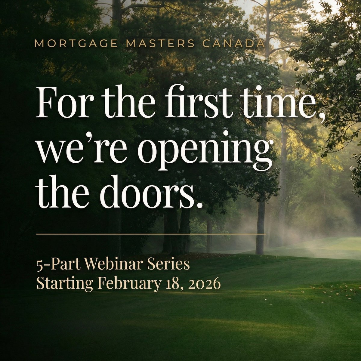 For the First Time Ever, We’re Opening the Doors

We built the Canadian Perfect Loan Process to help our own team at A Better Way Mortgage Group scale from solo brokers to $100M+ operations. It worked. And now, for the first time ever, we’re opening the doors.

Starting February