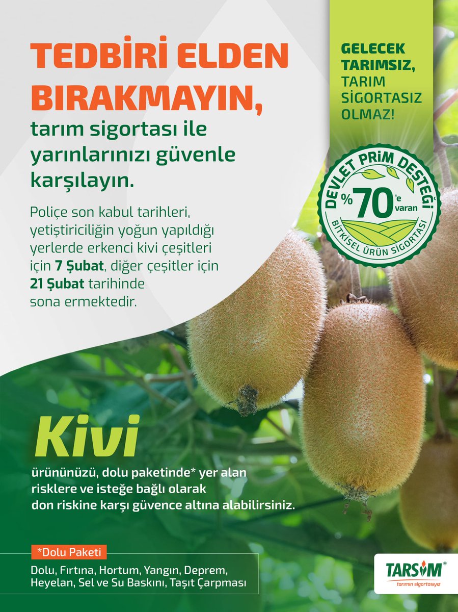 Ordutarimorman's tweet photo. Tarım Sigortanızı Yaptırmayı Unutmayınız!!! https://t.co/3wkW7jWoS0
