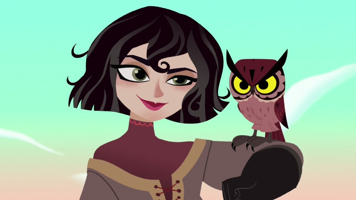 CassTangledFan's tweet photo. Much like Rapunzel, Cassandra also has her own animal companion that being an owl that simply just goes by Owl
Cassandra also has a horse that goes by Fidella
#cassandra #tangled #tangledtheseries #tangledcassandra #fidella #owl #disney #horse https://t.co/hzHZziB6aq