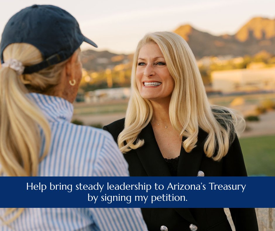 My campaign is about stability and trust, values that cannot waiver when overseeing billions in public funds.

Your signature ensures voters have a clear, responsible choice on the ballot. Have your driver's license handy to sign: apps.azsos.gov/apps/election/…

#KatherineHaleyForAZ