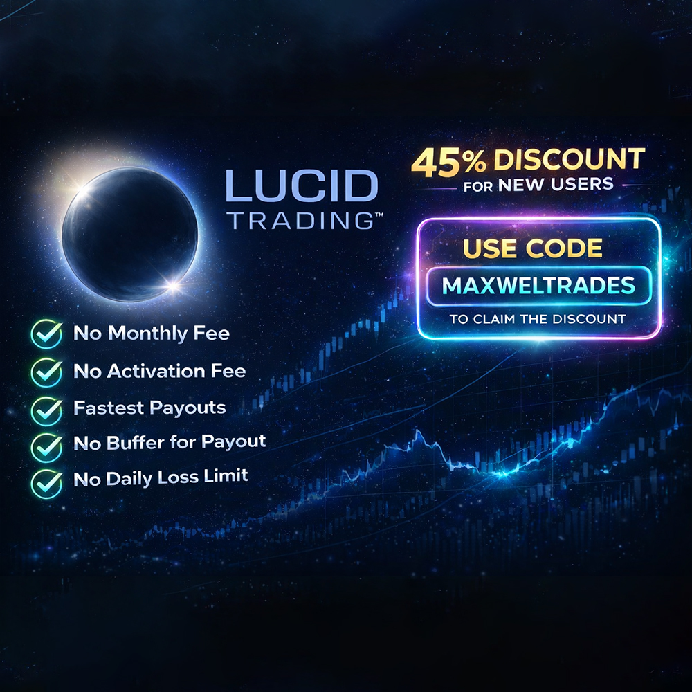 Lucid Trading just changed the game — 50% OFF for new users &amp; 40% OFF for existing users 💰

lucidtrading.com/ref/MaxwelTrad…

Use code MAXWELTRADES before it expires 🚀
Your funded journey starts NOW.🫰

#FuturesTrading