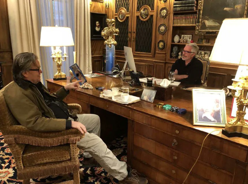 With a single picture Steve Bannon loses all credibility. Evil shit. https://t.co/f4zKFJqpvm