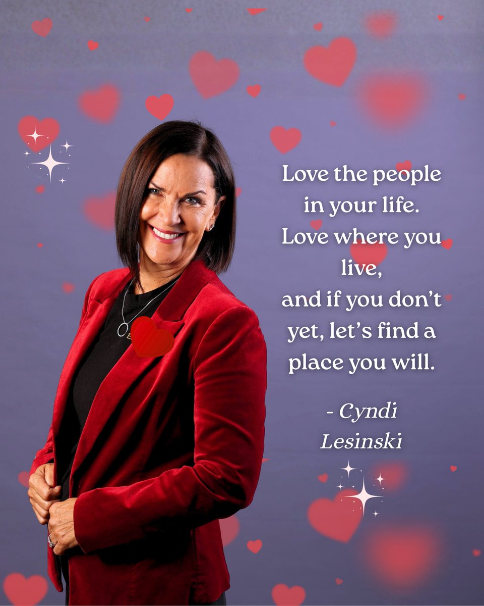 CyndiLesinski's tweet photo. Love the people in your life.
Love where you live. ❤️
If your home isn’t quite there yet, let’s find a place you’ll truly love.
#SeasonOfLove #LoveWhereYouLive #HomeIsWhereTheHeartIs #CyndiLesinski #RealEstateWithHeart #ValentinesSeason #FindYourHappyPlace https://t.co/x4T2OAUaYt