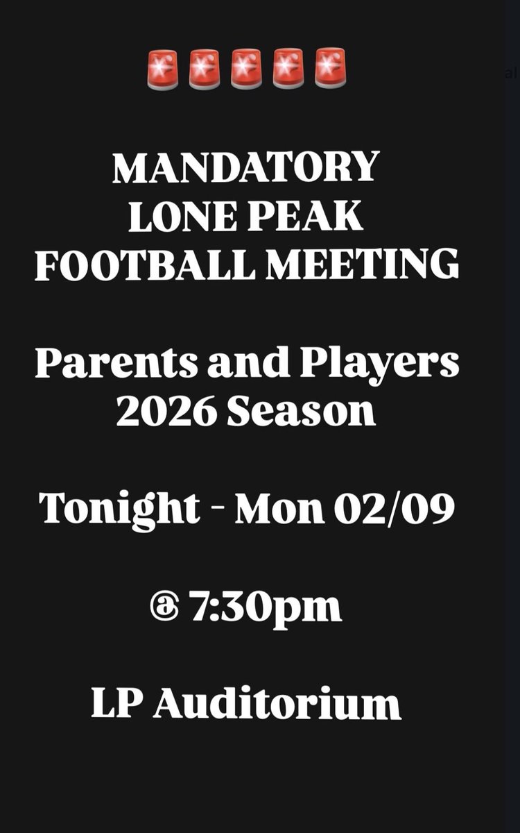 Lone Peak Knight Football tweet media