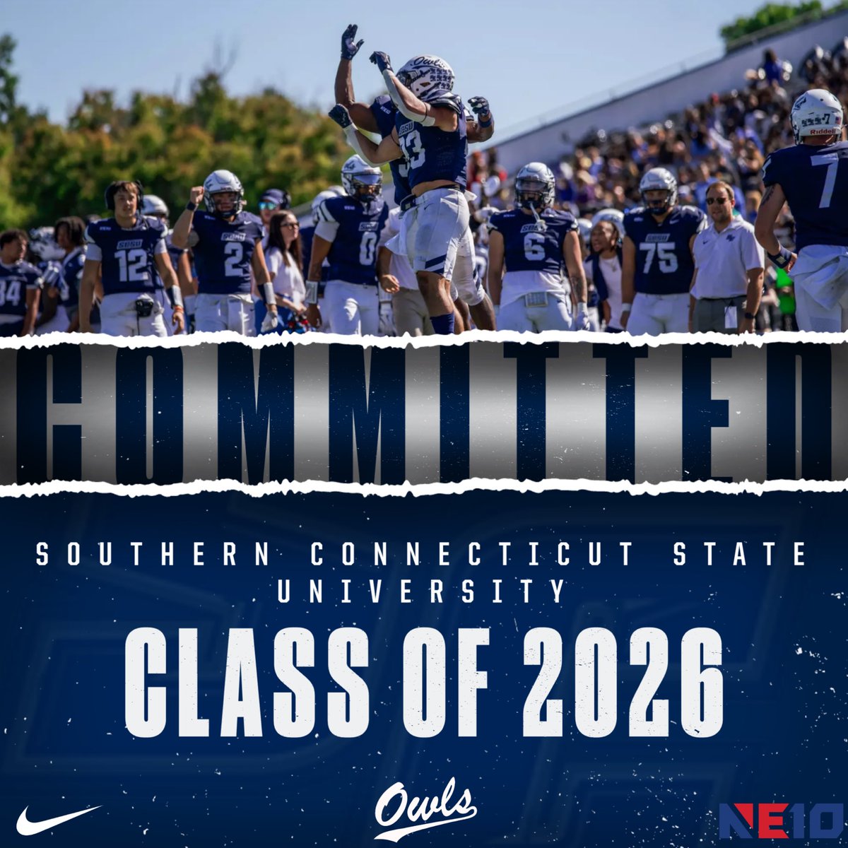 Very pleased to announce that I have accepted a D2 scholarship and fully committed to <a href="/SCSUFB/">SCSU Football</a> ! Thank you to <a href="/CoachLothSCSU/">Coach Loth</a> for the opportunity! Thank you to my coaches and <a href="/CoachVic5/">Victor Davidson</a> for preparing me for this moment! ⚪️🔵🦉<a href="/EICSD/">East Irondequoit CSD</a> <a href="/ERidgeLancers/">Eastridge Athletics</a> <a href="/Eastridge_EICSD/">Eastridge HS</a>
