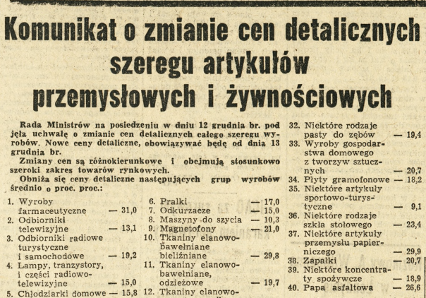 mbojan's tweet photo. Dla akademików przyszedł znowu dzień obwieszczenia @MNiSW_GOV__PL  cen urzędowych na  towary i usługi działalności naukowej. Zmiany, podobnie jak 50 lat temu,  są "różnokierunkowe". https://t.co/TcyNZamFZa