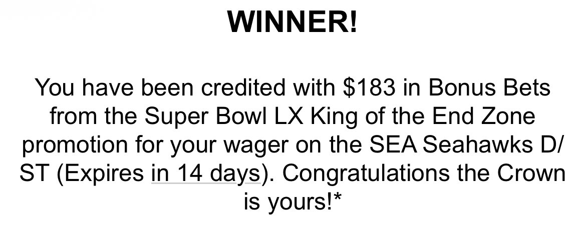 JenSmith19's tweet photo. @DKSportsbook Thank you! https://t.co/ZYY6ITEIpE