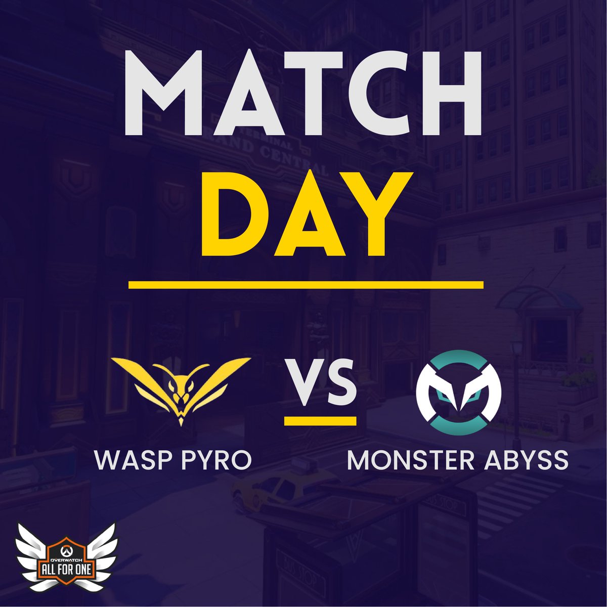 Troisième match pour notre Wasp Pyro🔥, face à Monster Abyss à 20h 

Celle-ci sera la bonne💜💛

 #GOWASP #OAFO2026