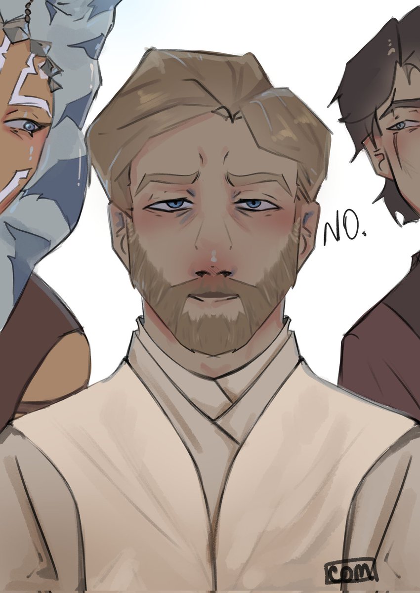 cmmvnr's tweet photo. #starwars #ahsokatano #anakinskywalker #obiwankenobi #clipstudiopaint https://t.co/rAgYCLE65G