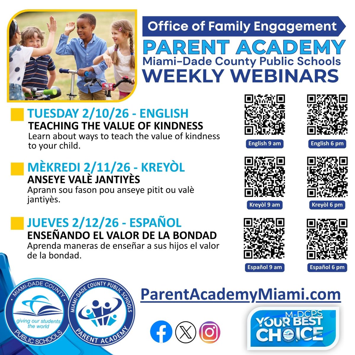M-DCPS Parent Academy / Family Engagement tweet media