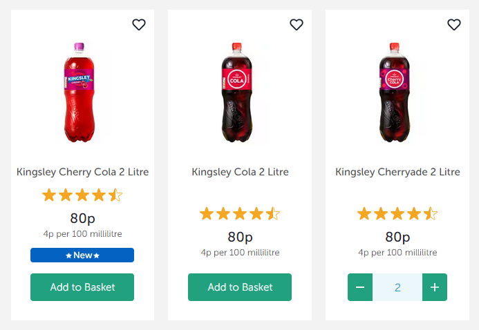 Setekh79's tweet photo. @IcelandFoods Good grief, now you've got Cherryade with the Cherry Cola picture, and Cherry Cola with the Cherryade picture. Did you guys let AI loose on your website!? https://t.co/4QZd7LDzm7