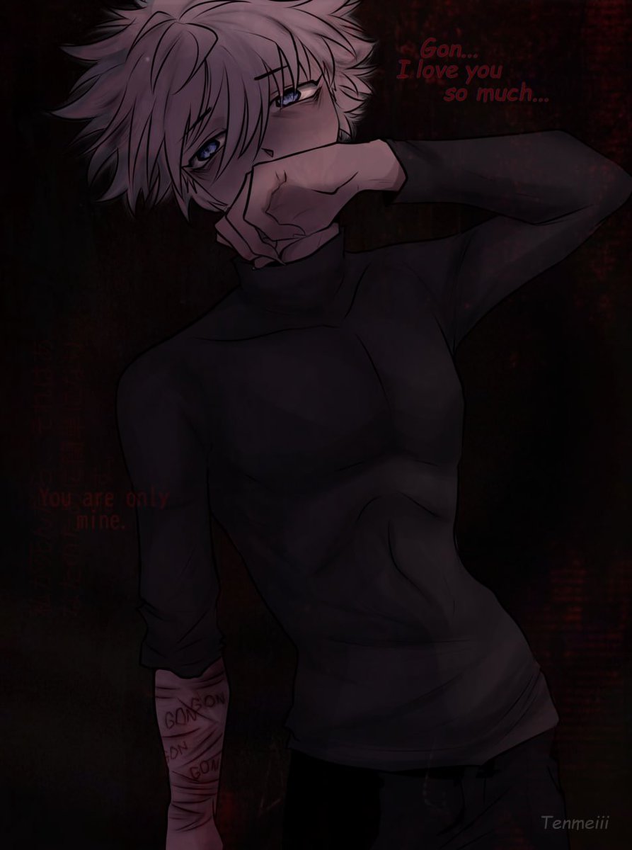 TW: self-harm 🩸

#hxh #キルゴン #killua