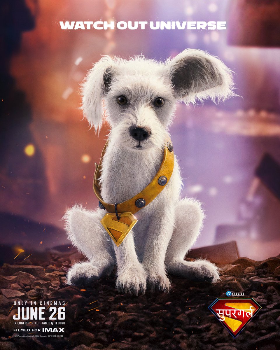 ♥️🐶 Indian regional posters for #Supergirl !