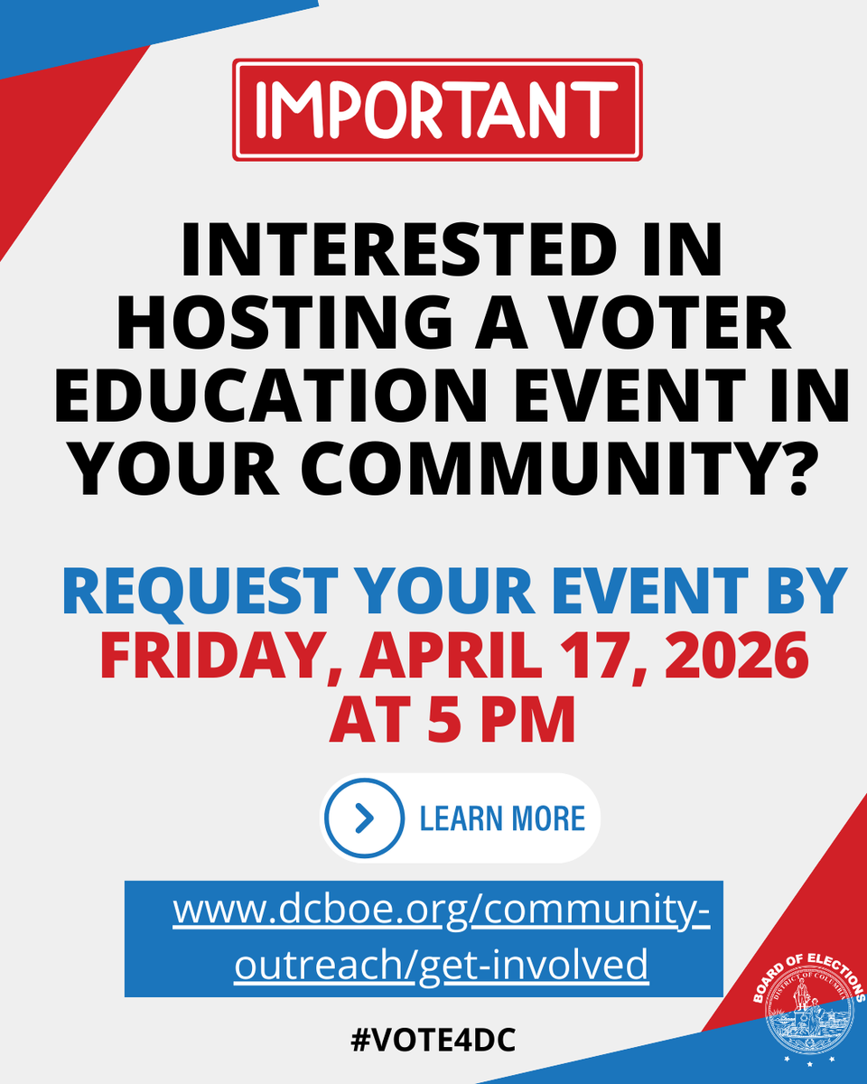 DC Board of Elections tweet media