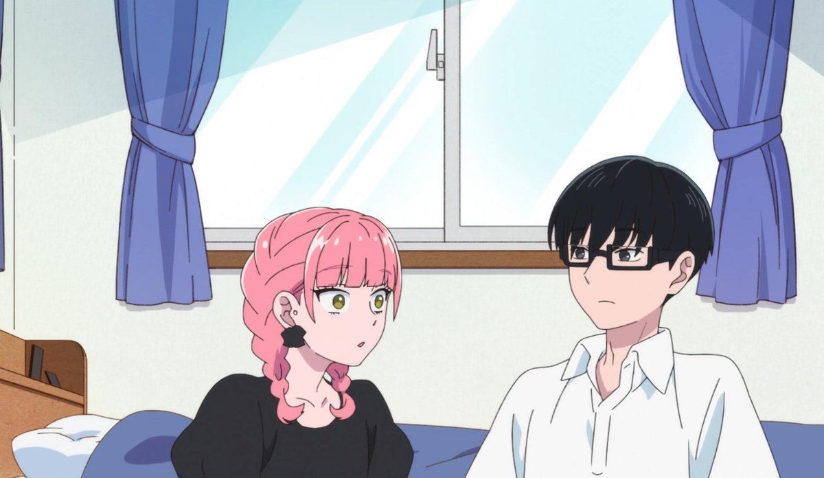 Seihantai na Kimi to Boku 
Ep 5

Buen episodio, me gusta que los personajes secundarios también tengan su pequeño momento de romance y no solo los protas.

Por otro lado nuestra pareja de a poco le cuentan a sus familias que andan de novios que tiernos 🥰

#SeihantaiNaKimiToBoku