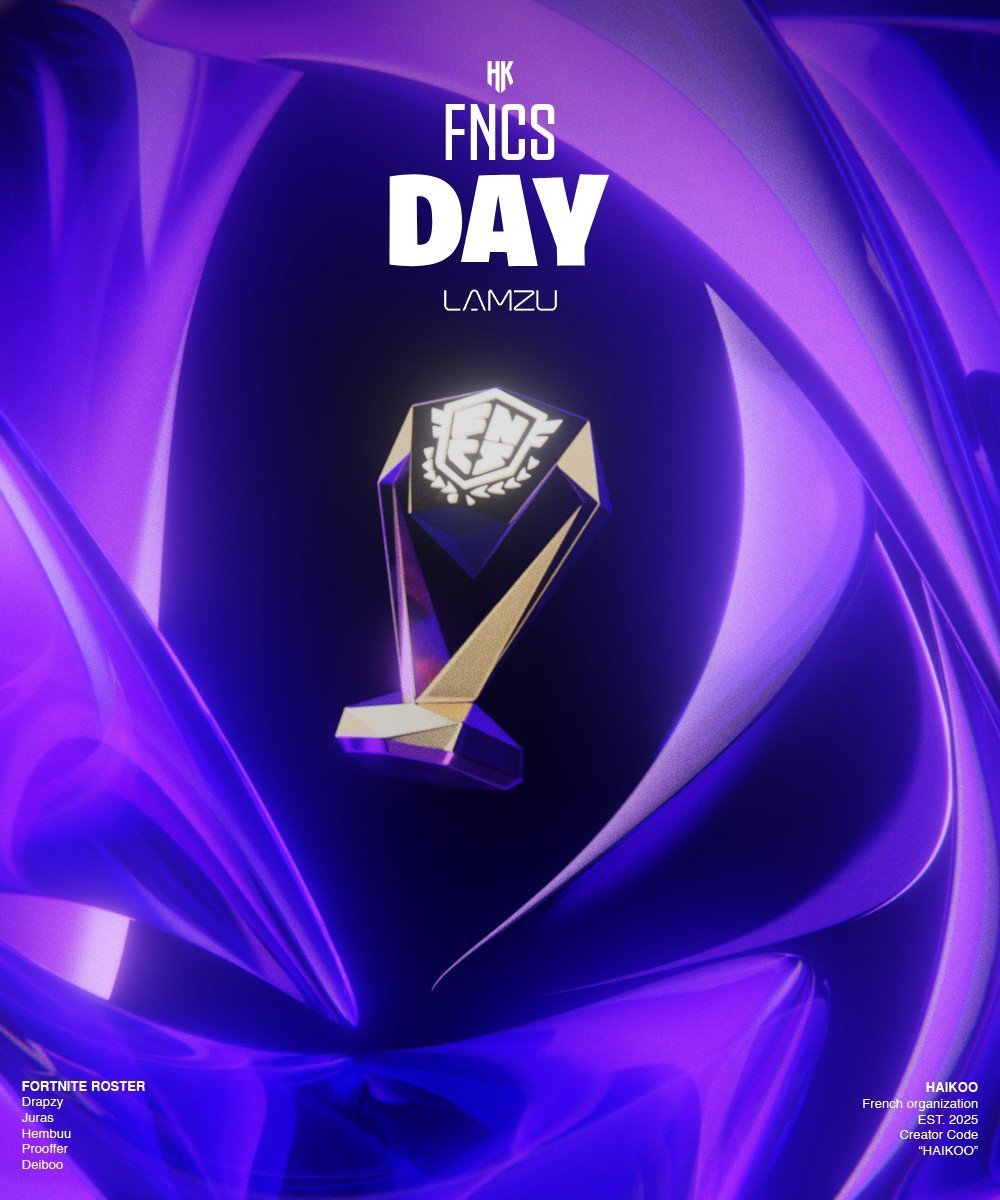 En ce beau début de semaine , les FNCS sont de retour ! 💫

Comme d'hab nos princes visent la qualification en division supérieur ! 🎩

#HAIKOORISING