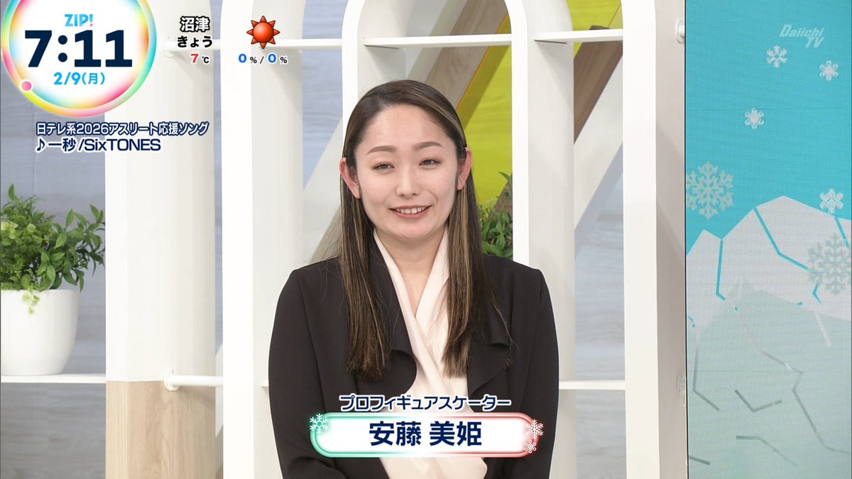 安藤美姫 MIRANO CORTINA mammamia! ZIP!