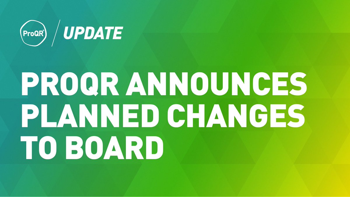 ProQR Therapeutics tweet media