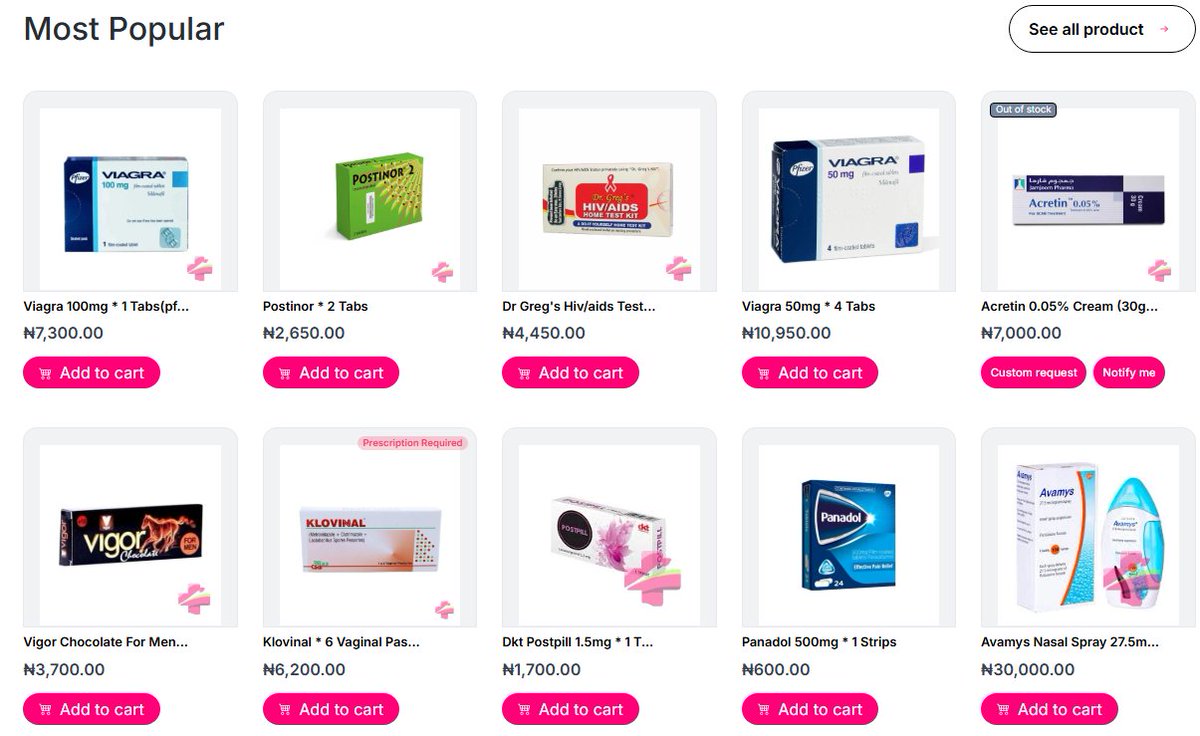 docneto's tweet image. The most popular products on medplus website reveals a lot about what Nigerians love to do.