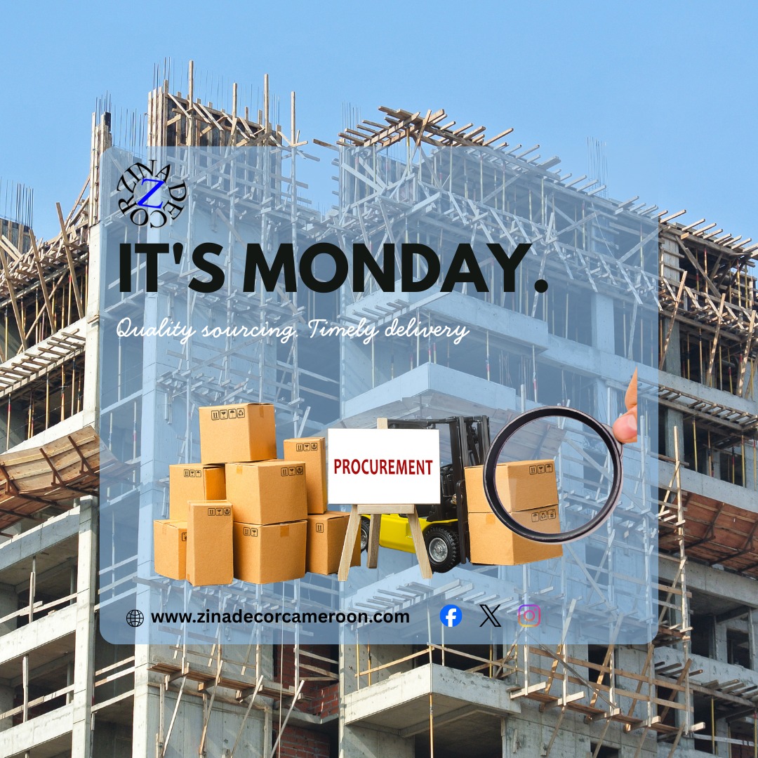 Smart projects starts with smart procurement.

We handle sourcing, quality control and timely delivery of construction materials.

Wishing you a productive week.