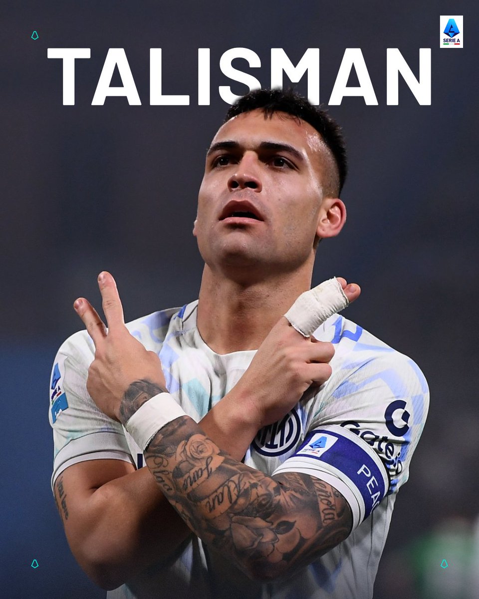 Joint third-highest scorer in Inter history with 171 goals. Lautaro Martínez. 🙅‍♂️