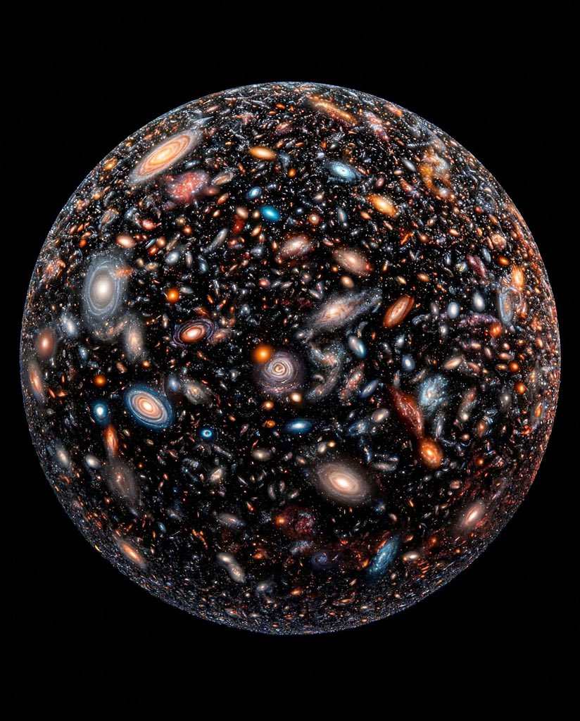 NightSkyToday's tweet photo. NEWS🚨: The observable universe is more than 93 billion light-years wide… yet humans have only traveled 1.3 light-seconds away from Earth. https://t.co/mL2q6h2h5U