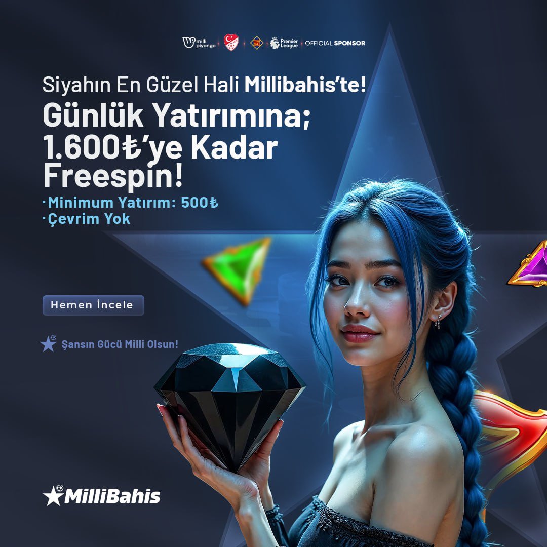 millibahislix's tweet photo. 🔥 Şansın En Parlak Hali Burada!🔥

✨Siyahın Asaleti, Kazancın Gücüyle Buluşuyor!
✨Günlük Yatırımına 1.600₺’ye Kadar Freespin Seni Bekliyor.

✔️ Minimum Yatırım: 500₺
✔️ Çevrim Şartı Yok
✔️ Şansını Erteleme, Kazancı Yakala!

🔗 DAİMA GÜNCEL ADRES (https://t.co/k0rSlOJ6BA) https://t.co/dFh3npim9N