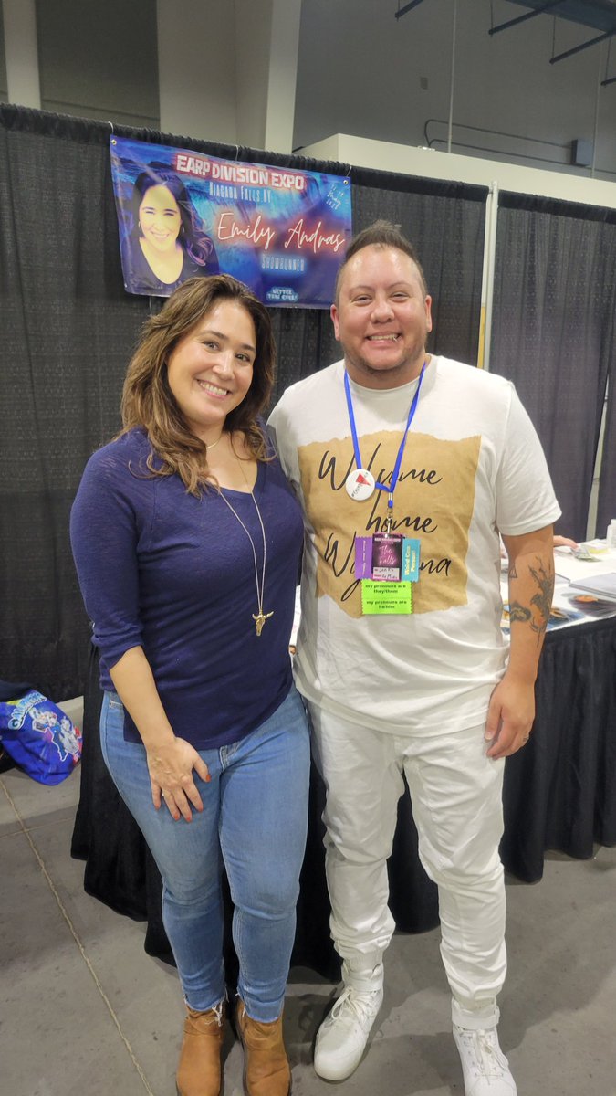 Happy birthday to the person who not only gave us an epic TV show but also gave us the opportunity for community and making our Found Family.  #WynonnaEarp is more than a TV show, it's a lifestyle.

Everyone Welcome♡

Thank you <a href="/emtothea/">Emily Andras</a> for giving us Wynonna❤️