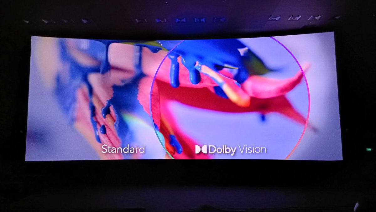 mdyaser1234's tweet photo. Finally!! 🔥 #F1TheMovie at @DolbyCinema @amb_cinemas — the audio setup is absolutely next level. Nothing comes close. And that Dolby Vision demo was 🤌🏻🤌🏻 Pure cinematic bliss. This is what a peak movie experience feels like. Can’t wait for more! 🎬✨
#AMBBengaluru #ambkapali https://t.co/KbXpGRl9tm