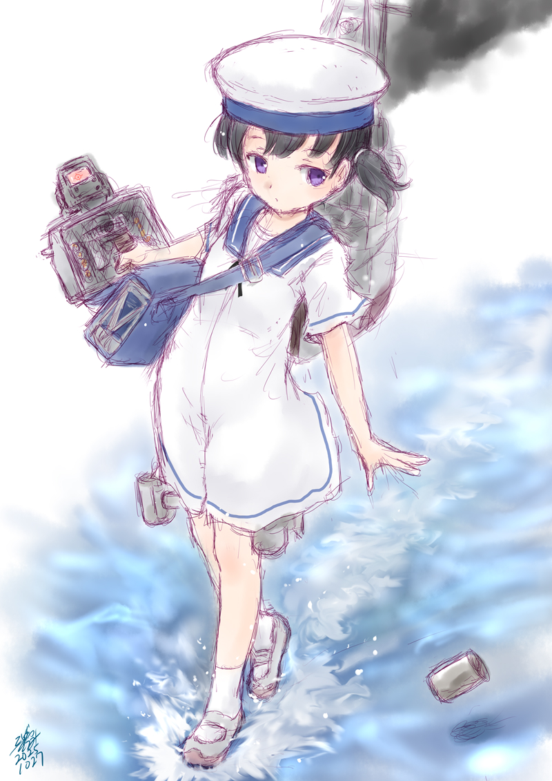 #私はこういう絵を描いています 
艦これとかウマ娘とかポチポチ描き続けている昭和生まれのおじさんです(;'∀`) 