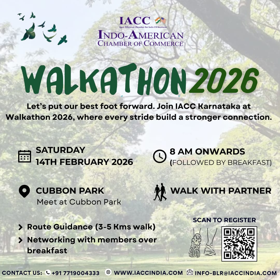 bengalurupost1's tweet photo. The Indo-American Chamber of Commerce (IACC) is hosting the 2nd Edition of its Walkathon this Valentine’s Day at Cubbon Park, Bengaluru.

A unique blend of health, networking and meaningful connections, the event features a scenic 3–5 km walk followed by a networking breakfast.

📅 Feb 14 | ⏰ 8 AM | 📍 Cubbon Park
Entry free | Pre-registration mandatory
📞 +91 77190 04333

https://t.co/Um7xZ29rgm /

#Bengaluru #Walkathon
