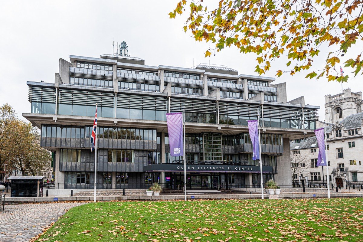 createstreets's tweet image. Should we replace the squalid &amp;amp; squat five storey Queen Elizabeth II Centre with a sumptuous 15 storey modern gothic tower (King Charles III Tower?) to create a new visitor centre for the houses of Parliament? @boys_nicholas argues we should for @TheCriticMag What do you think ?