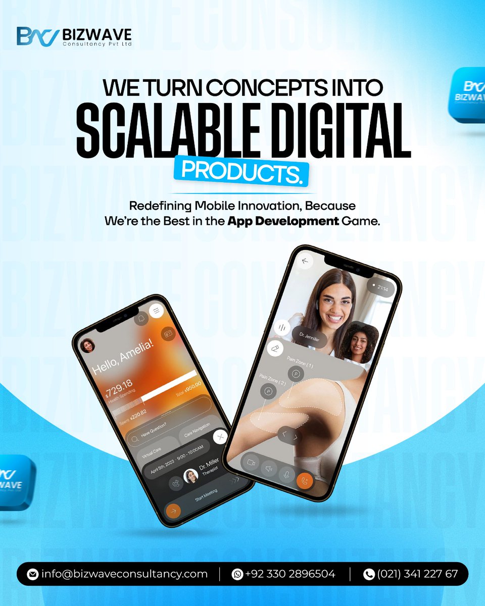 Bizwave_'s tweet photo. 🚀 We turn your ideas into powerful, scalable digital products. Leading the app development game with innovation you can trust.

#AppDevelopment #MobileApps #DigitalProducts #TechInnovation #ScalableSolutions #MobileDevelopment #TechStartup #AppDesign #SoftwareDevelopment https://t.co/lMRUYOgITH