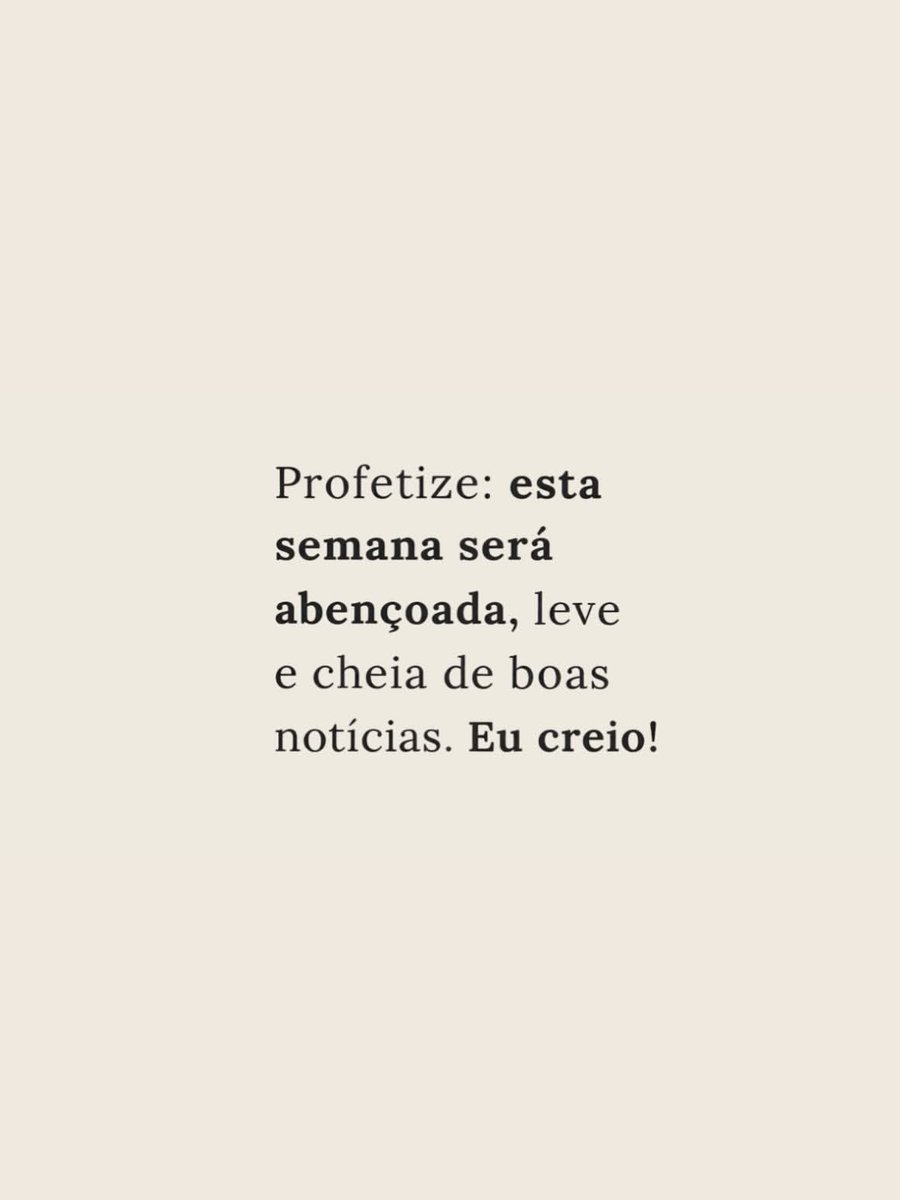 Amém eu creio!