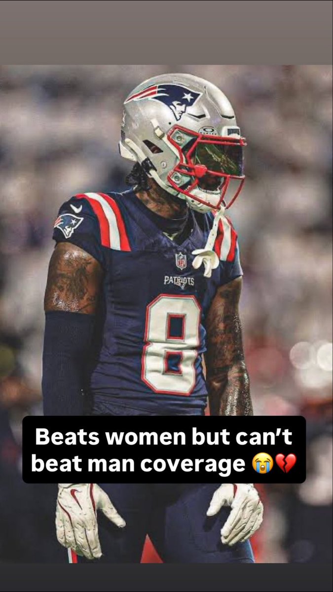 Nomad1Tv's tweet photo. @user92927149 @problemsthots That nigga had 3 catches stop and before this game he had how many? 5 for 17 yards total no touchdown his last touchdown was vs Houston he’s washed and soon to either go to jail or be cut by his team. https://t.co/rkCnpUjDom