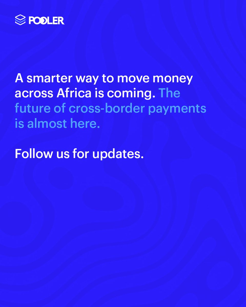 Poolerapp_'s tweet photo. Pooler is being built as reliable infrastructure for global businesses in African markets. Coming soon.

#Pooler #UsePooler #Africa #EmergingMarkets https://t.co/lf9l5OmG4U