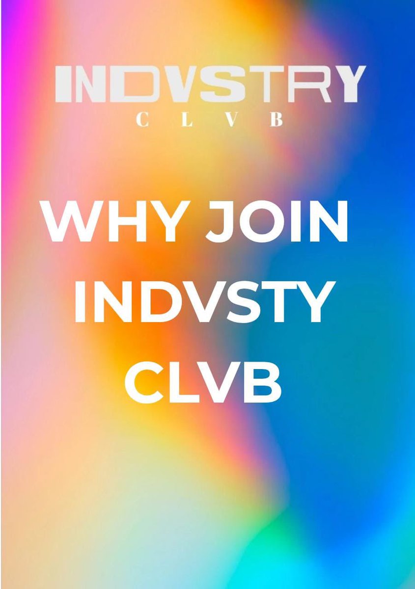 INDVSTRY CLVB tweet media