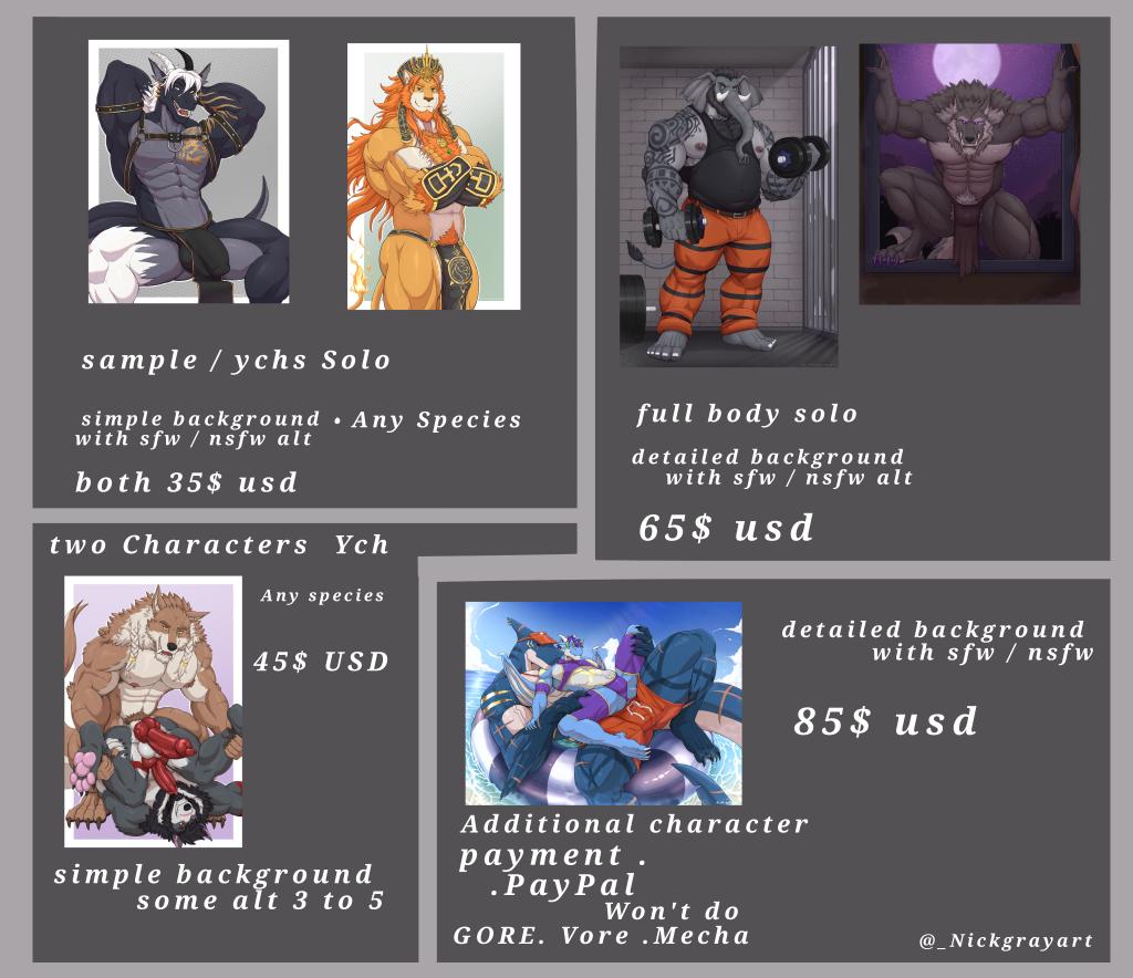 Nick gray🐺commission closed 3/3🐺✏️ tweet media