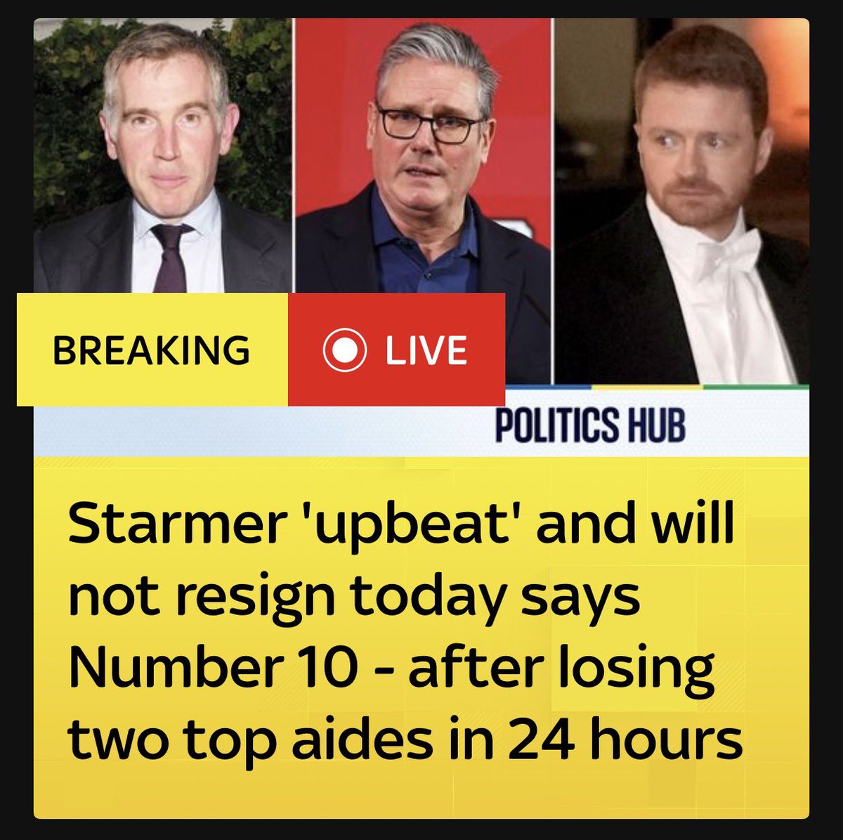 Playing every page of the dictator playbook. 

Probably for the best. Him or Lammy in charge.  😩