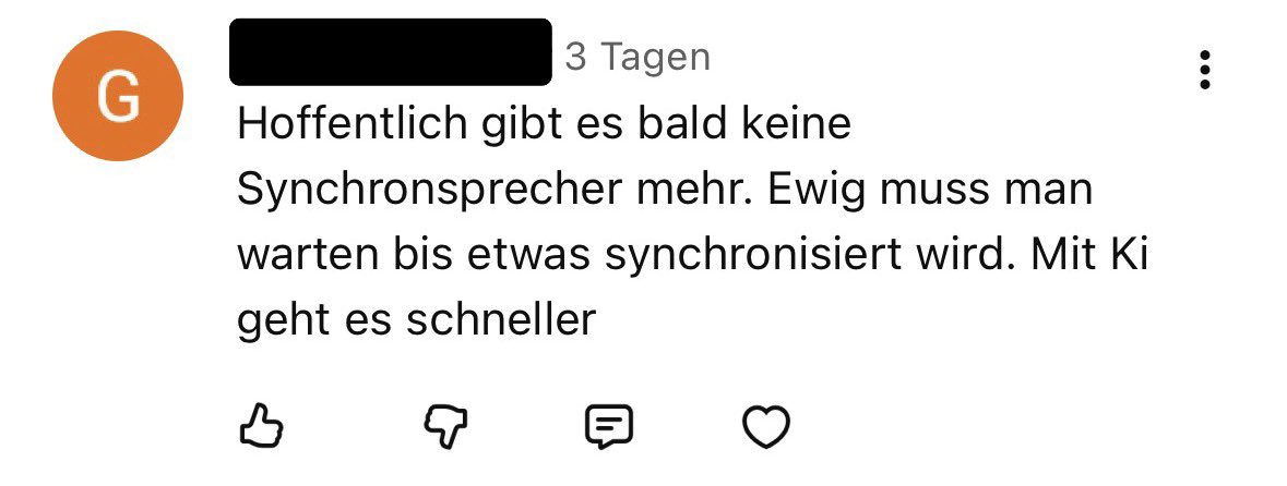 Macht mich traurig, macht mir Sorgen.

Dass sich Konsum-Strukturen etabliert haben, innerhalb derer KI über menschengemachte Kunst gestellt wird.

Zugunsten schnellerer Verfügbarkeit.

Auf Kosten von Qualität und Arbeitsplätzen.